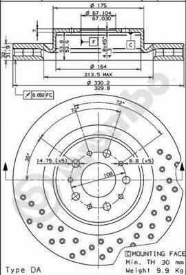 Stellox 6020-1697K-SX - Bremžu diski www.autospares.lv