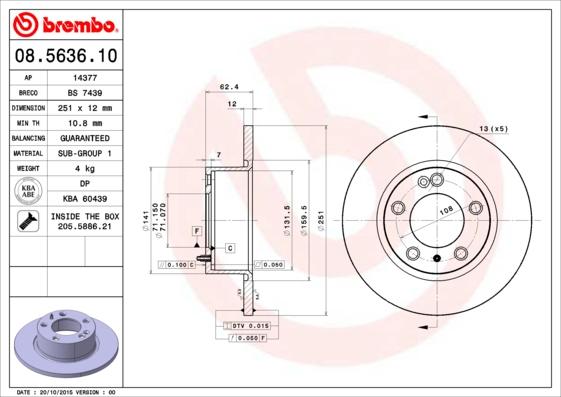 Breco BS 7439 - Bremžu diski www.autospares.lv