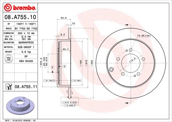 Breco BS 7762 - Bremžu diski www.autospares.lv