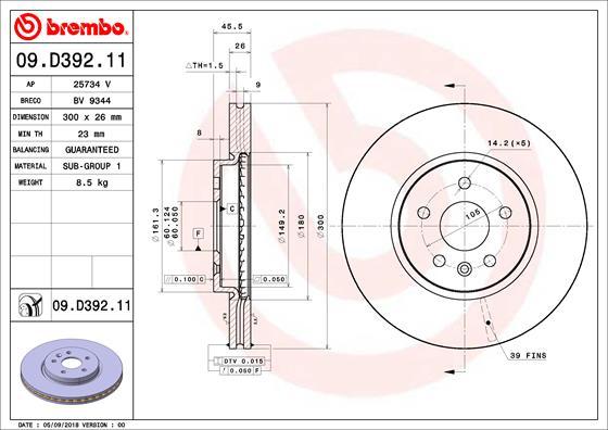 Breco BV 9344 - Bremžu diski www.autospares.lv