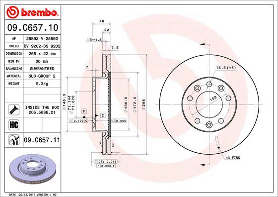 Breco BV 9202 - Bremžu diski www.autospares.lv