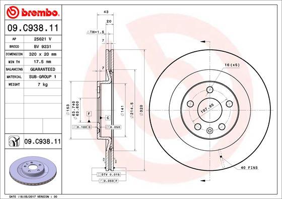 Protechnic PRD6316 - Bremžu diski www.autospares.lv