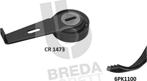 Breda Lorett KCA0014 - V-Ribbed Belt Set www.autospares.lv