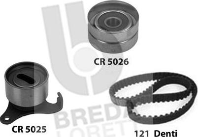 Breda Lorett KCD0451 - Zobsiksnas komplekts autospares.lv