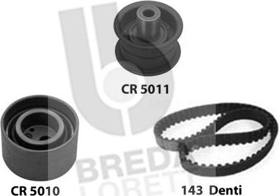 Breda Lorett KCD0460 - Комплект зубчатого ремня ГРМ www.autospares.lv