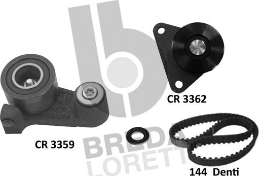 Breda Lorett KCD0403 - Zobsiksnas komplekts www.autospares.lv