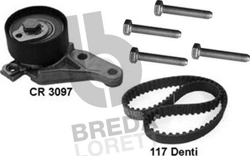 Breda Lorett KCD0568 - Комплект зубчатого ремня ГРМ www.autospares.lv