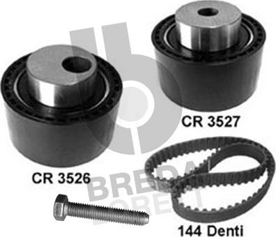 Breda Lorett KCD0567 - Комплект зубчатого ремня ГРМ www.autospares.lv