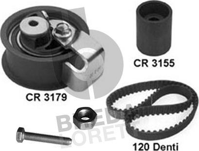 Breda Lorett KCD0582 - Комплект зубчатого ремня ГРМ www.autospares.lv