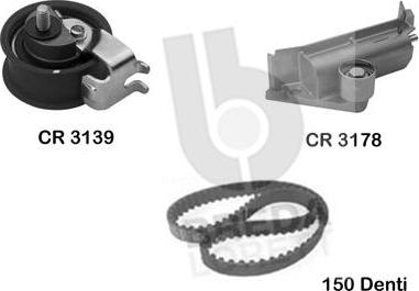 Breda Lorett KCD0645 - Zobsiksnas komplekts autospares.lv