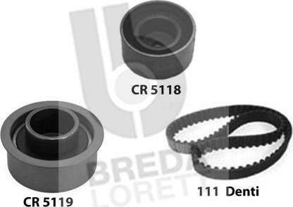 Breda Lorett KCD0656 - Комплект зубчатого ремня ГРМ www.autospares.lv