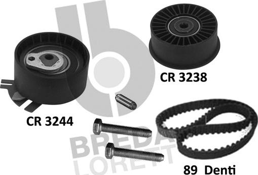 Breda Lorett KCD0664 - Zobsiksnas komplekts www.autospares.lv