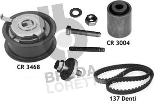 Breda Lorett KCD0604 - Zobsiksnas komplekts www.autospares.lv