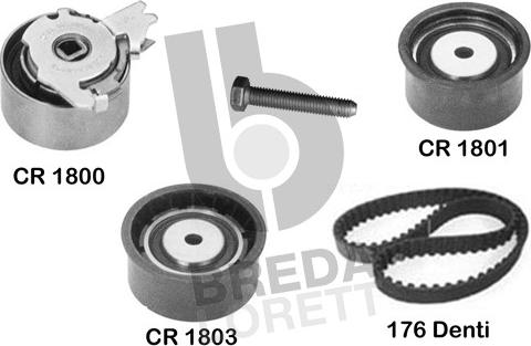 Breda Lorett KCD0614 - Zobsiksnas komplekts www.autospares.lv