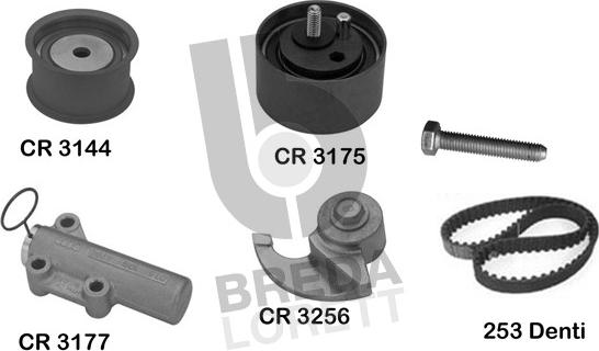 Breda Lorett KCD0616 - Zobsiksnas komplekts www.autospares.lv