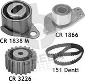 Breda Lorett KCD0610 - Комплект зубчатого ремня ГРМ www.autospares.lv