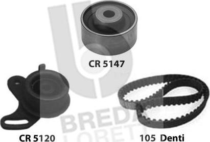 Breda Lorett KCD0613 - Zobsiksnas komplekts www.autospares.lv