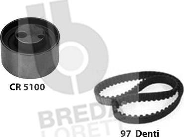 Breda Lorett KCD0686 - Комплект зубчатого ремня ГРМ www.autospares.lv