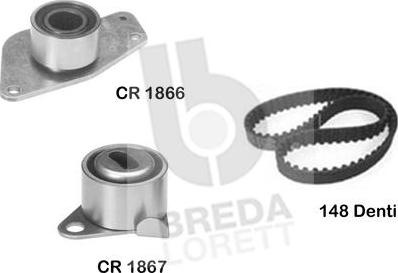 Breda Lorett KCD0639 - Комплект зубчатого ремня ГРМ www.autospares.lv