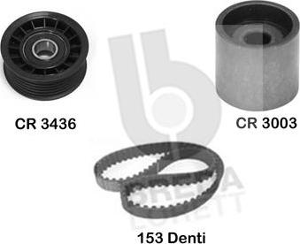 Breda Lorett KCD0624 - Zobsiksnas komplekts autospares.lv