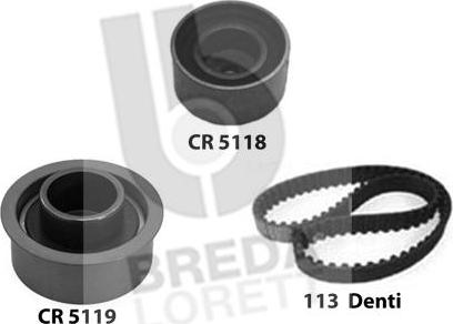 Breda Lorett KCD0678 - Zobsiksnas komplekts autospares.lv