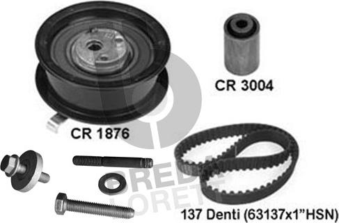 Breda Lorett KCD0046 - Zobsiksnas komplekts www.autospares.lv