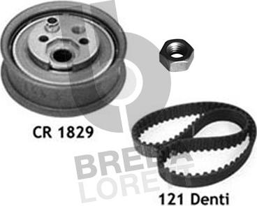 Breda Lorett KCD0041 - Комплект зубчатого ремня ГРМ www.autospares.lv