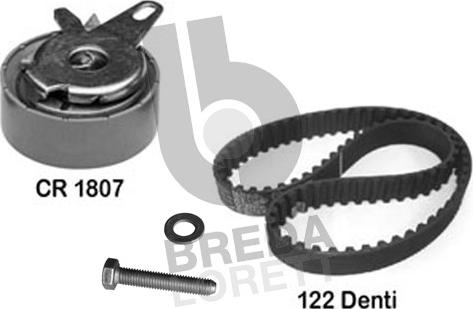 Breda Lorett KCD0054 - Комплект зубчатого ремня ГРМ www.autospares.lv