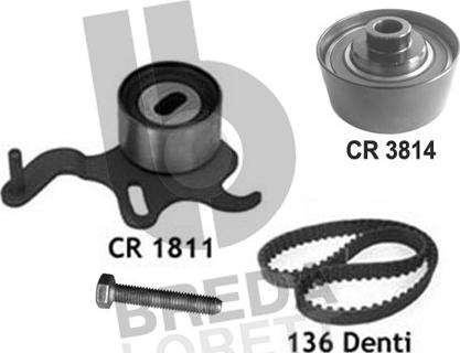 Breda Lorett KCD0025 - Zobsiksnas komplekts autospares.lv