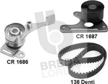 Breda Lorett KCD0116 - Zobsiksnas komplekts autospares.lv