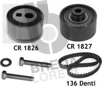 Breda Lorett KCD0111 - Комплект зубчатого ремня ГРМ www.autospares.lv