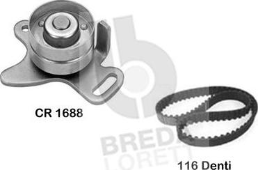 Breda Lorett KCD0118 - Комплект зубчатого ремня ГРМ www.autospares.lv