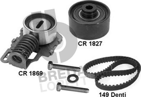 Breda Lorett KCD0112 - Zobsiksnas komplekts www.autospares.lv