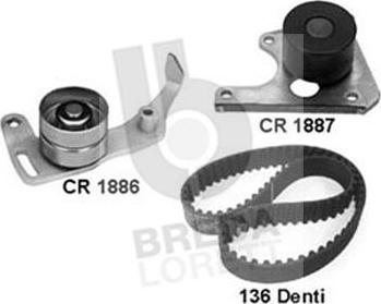 Breda Lorett KCD0123 - Комплект зубчатого ремня ГРМ www.autospares.lv