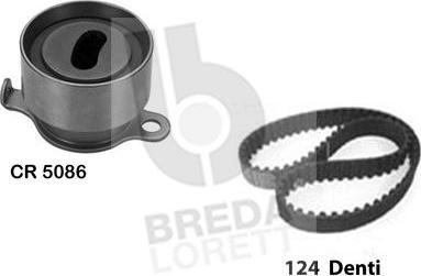 Breda Lorett KCD0174 - Комплект зубчатого ремня ГРМ www.autospares.lv