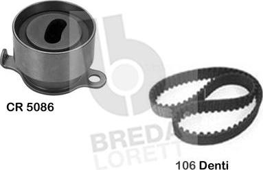 Breda Lorett KCD0172 - Комплект зубчатого ремня ГРМ www.autospares.lv