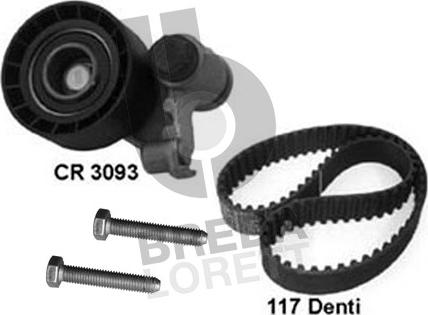 Breda Lorett KCD0364 - Комплект зубчатого ремня ГРМ www.autospares.lv