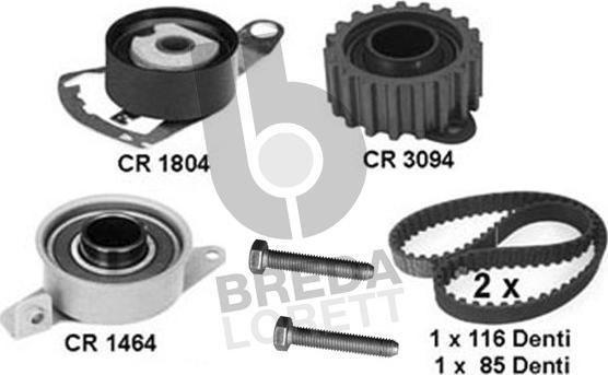 Breda Lorett KCD0362 - Timing Belt Set www.autospares.lv