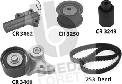 Breda Lorett KCD0313 - Zobsiksnas komplekts www.autospares.lv