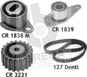 Breda Lorett KCD0381 - Комплект зубчатого ремня ГРМ www.autospares.lv