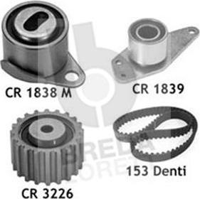 Breda Lorett KCD0382 - Комплект зубчатого ремня ГРМ www.autospares.lv