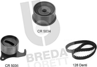 Breda Lorett KCD0208 - Zobsiksnas komplekts autospares.lv