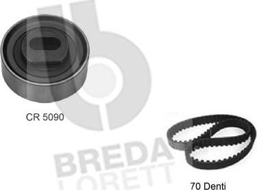 Breda Lorett KCD0214 - Комплект зубчатого ремня ГРМ www.autospares.lv