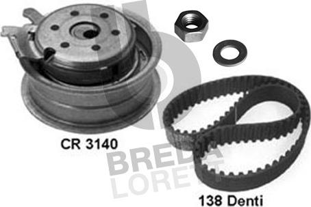 Breda Lorett KCD0285 - Комплект зубчатого ремня ГРМ www.autospares.lv