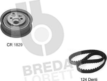 Breda Lorett KCD0274 - Комплект зубчатого ремня ГРМ www.autospares.lv