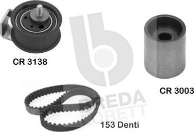 Breda Lorett KCD0275 - Комплект зубчатого ремня ГРМ www.autospares.lv