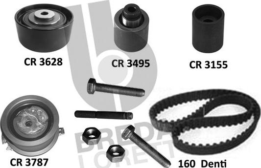 Breda Lorett KCD0791 - Zobsiksnas komplekts www.autospares.lv