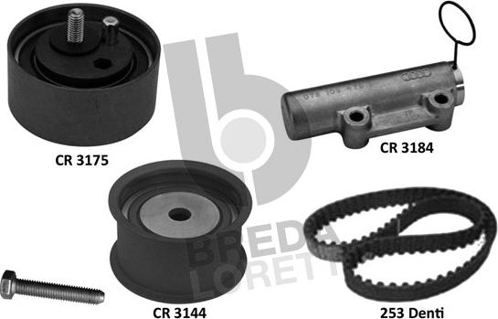 Breda Lorett KCD0747 - Zobsiksnas komplekts autospares.lv