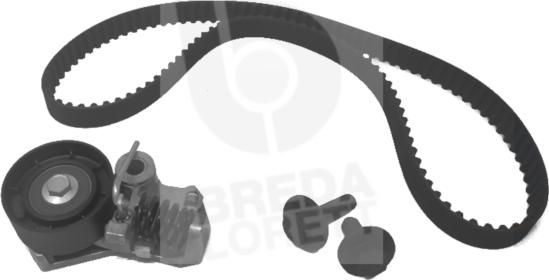 Breda Lorett KCD0751 - Комплект зубчатого ремня ГРМ www.autospares.lv