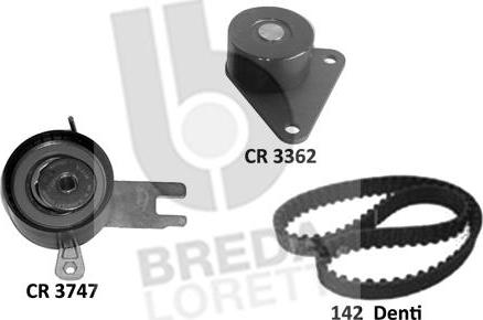 Breda Lorett KCD0765 - Zobsiksnas komplekts www.autospares.lv